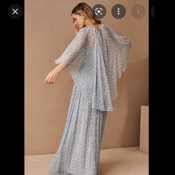 Sachin & Bobbi Rose Dress (Size 0), Tiny Rose Blue - Picture 7 of 8